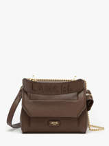 Handtas S Ninon Leder Lancel Bruin ninon A09221